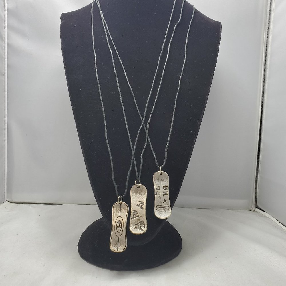 3 PCS Bijou drive unisex adjustable surf tribal pendant necklace